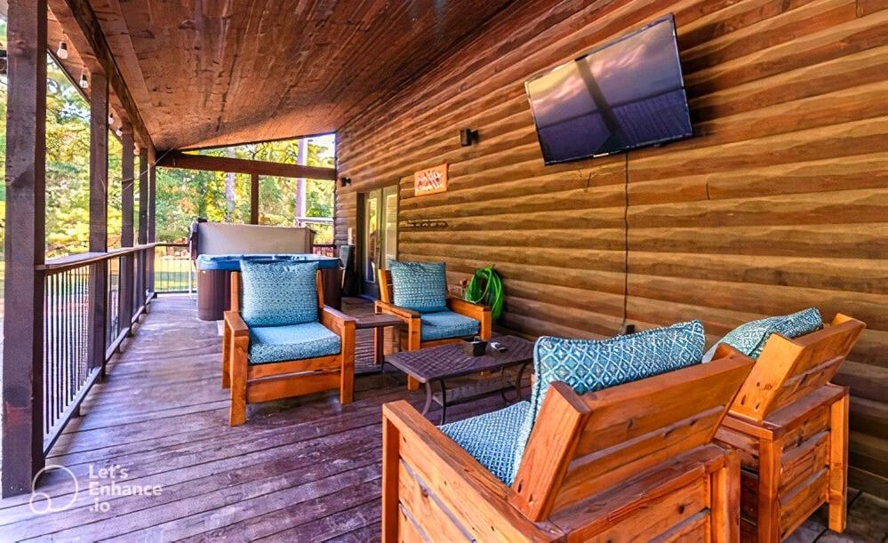 4Br/3Bth Family Cabin With A Hot Tub, Sleeps 14 Broken Bow Eksteriør bilde